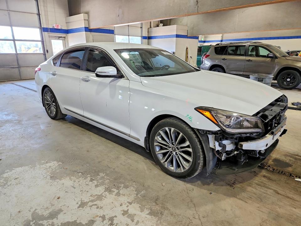 2017 Genesis G80 VIN KMHGN4JE6HU209650 COPART salvage auction — FRONT END, Va - Cert Of Title - Salvage, sold $3,550 on 2026-07-17 (photo 4)