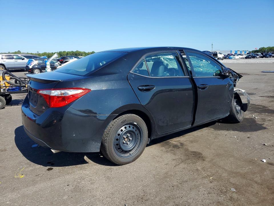 2015 Toyota Corolla VIN 5YFBURHE0FP282592 COPART salvage auction — FRONT END, Fl - Certificate Of Destruction, sold $925 on 2026-07-08 (photo 3)