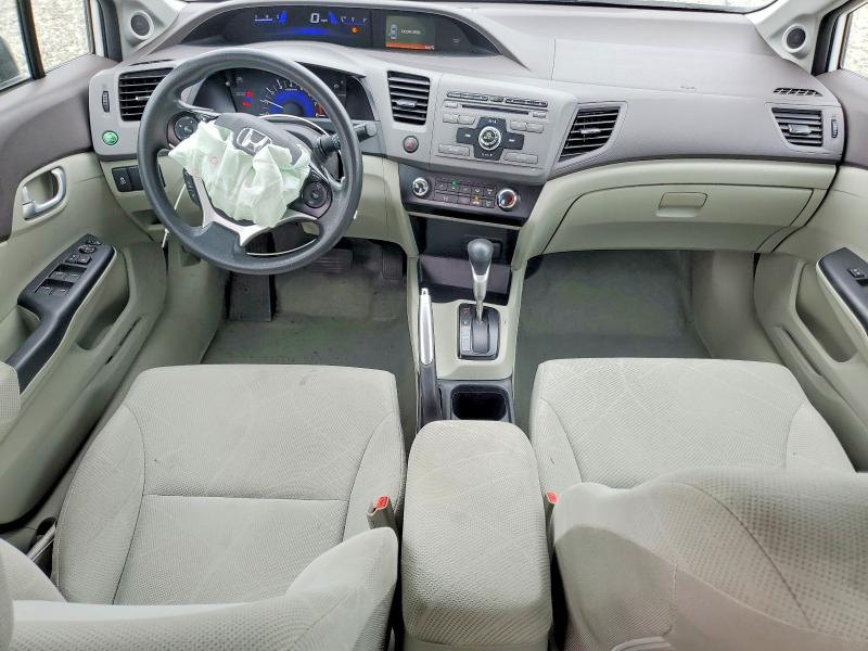 2012 Honda Civic VIN 19XFB2F85CE387895 COPART salvage auction — SIDE, Ca - Salvage Certificate, sold $3,100 on 2026-07-02 (photo 8)