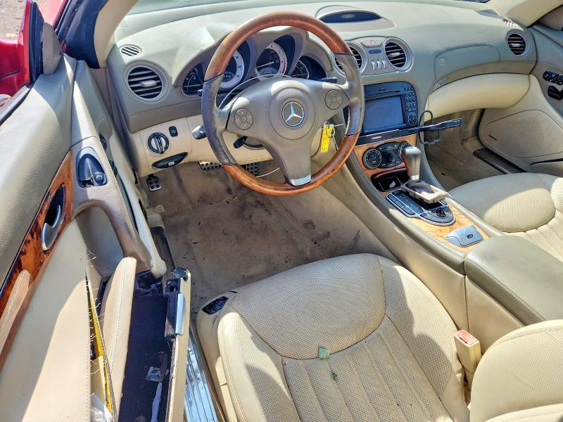 2009 Mercedes-benz Sl-klasse VIN WDBSK71FX9F149975 COPART salvage auction — SIDE, Il - Salvage Certificate, sold $3,050 on 2026-07-28 (photo 8)