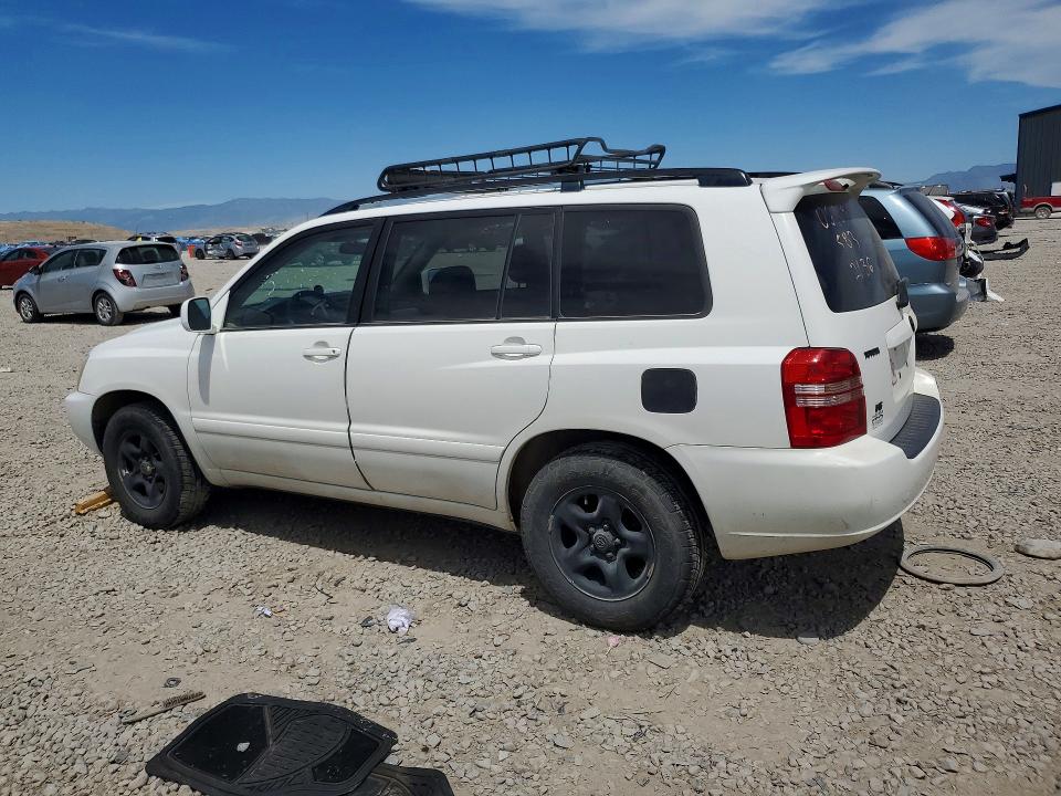 2003 Toyota Highlander VIN JTEGF21A230120656 COPART salvage auction — MECHANICAL, Ut - Certificate Of Title, sold $775 on 2026-07-17 (photo 2)