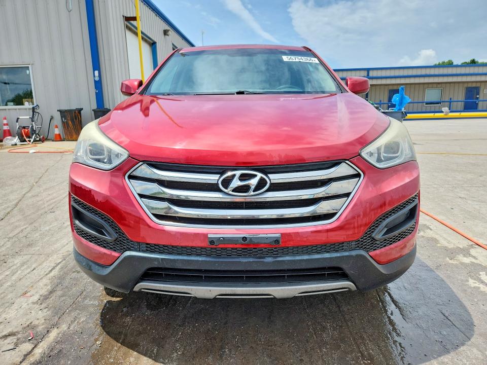 2016 Hyundai Santa fe VIN 5XYZT3LB8GG375278 COPART salvage auction — REAR END, Tn - Salvage Certificate, sold $1,750 on 2026-07-20 (photo 5)