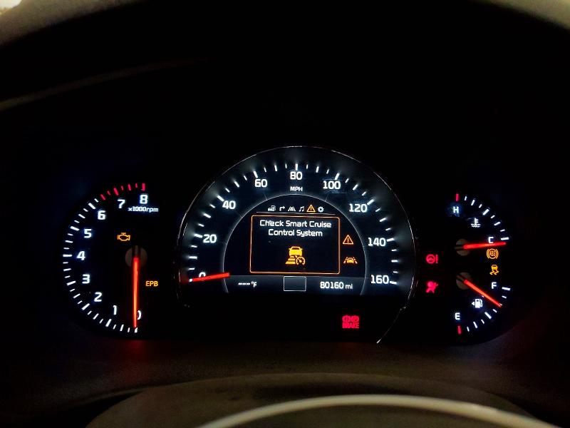 2016 Kia Sorento VIN 5XYPKDA14GG022367 COPART salvage auction — ROOF, Mi - Certificate Of Title, sold $3,800 on 2026-07-17 (photo 9)
