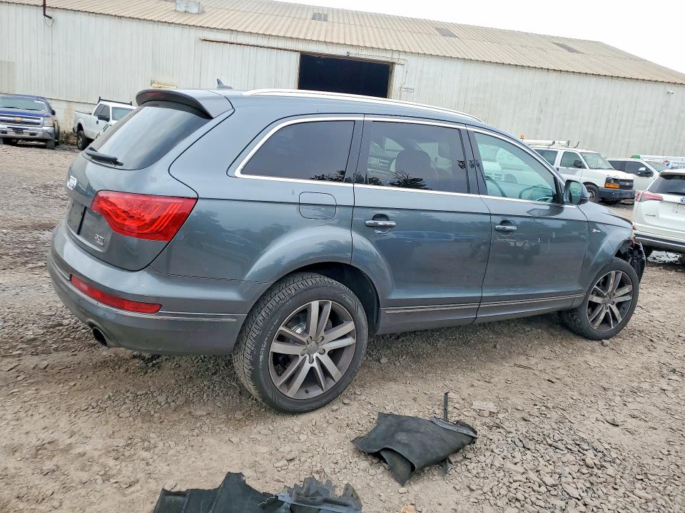 2014 Audi Q7 VIN WA1LGAFE5ED017985 COPART salvage auction — FRONT END, Pa - Certificate Of Salvage, sold $1,350 on 2026-07-15 (photo 3)
