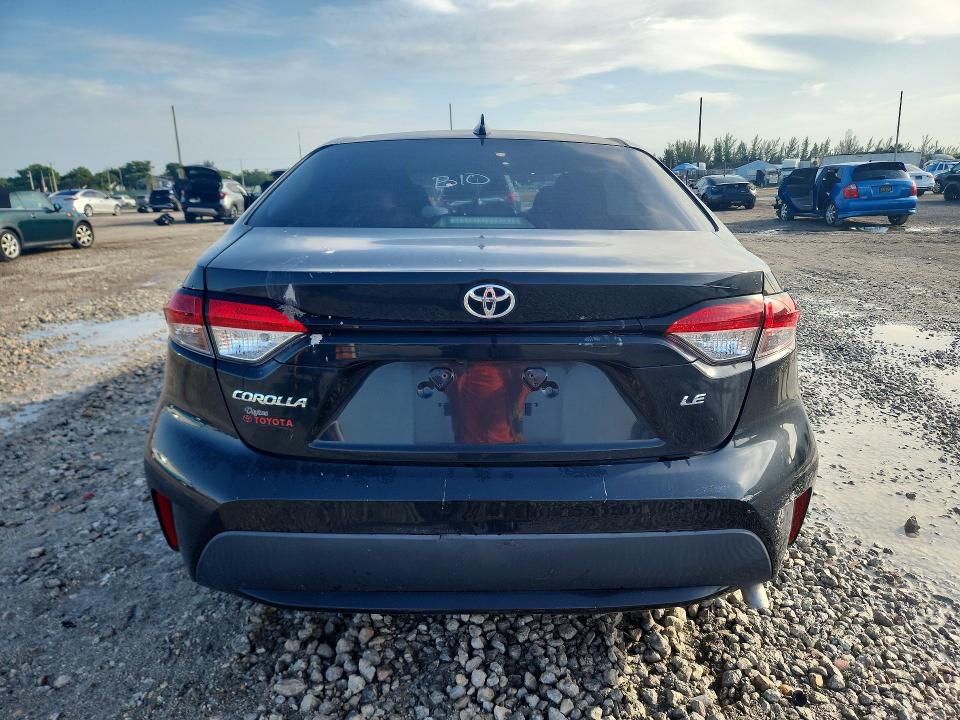 2022 Toyota Corolla VIN 5YFVPMAE3NP301877 COPART salvage auction — FRONT END, Fl - Certificate Of Destruction, sold $3,550 on 2026-07-30 (photo 6)