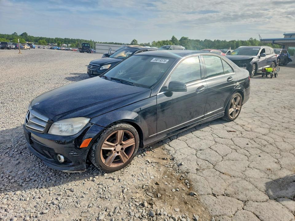 2010 Mercedes-benz C class VIN WDDGF8BB6AR106711 COPART salvage auction — FRONT END, Tn - Certificate Of Title, sold $625 on 2026-07-07 (photo 1)