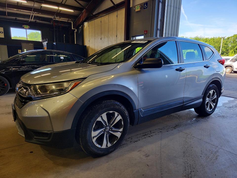 2018 Honda Cr-v VIN 2HKRW6H3XJH201321 COPART salvage auction — SIDE, NY - CERTIFICATE OF TITLE (P), sold $7,600 on 2026-07-30 (photo 1)