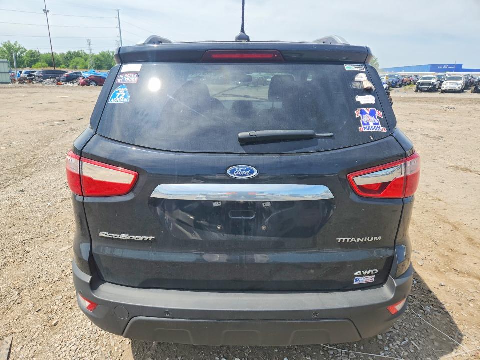 2021 Ford Ecosport VIN MAJ6S3KLXMC425748 COPART salvage auction — FRONT END, Mi - Scrap Certificate Of Title, sold $600 on 2026-07-10 (photo 6)