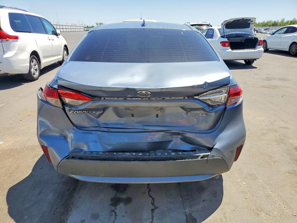2020 Toyota Corolla VIN JTDEPRAE5LJ087098 COPART salvage auction — REAR END, CA - SALVAGE CERTIFICATE, sold $2,650 on 2026-07-02 (photo 6)