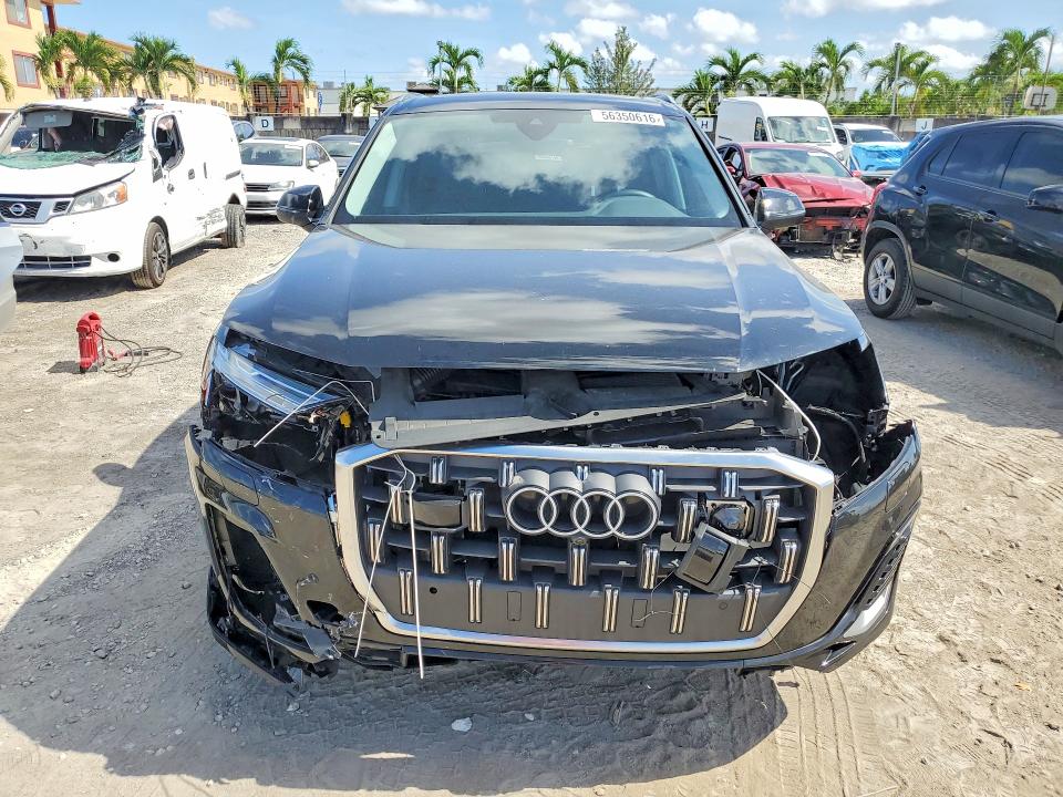 2025 Audi Q7 VIN WA1ACBF74SD012525 COPART salvage auction — FRONT END, Fl - Cert Of Title Slvg Rebuildable, sold $16,700 on 2026-07-28 (photo 5)