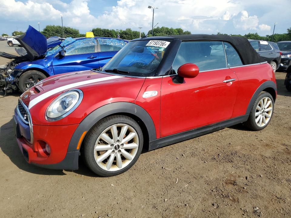 2017 Mini Cooper VIN WMWWG9C38H3D22492 COPART salvage auction — FRONT END, Ct - Certificate Of Title, sold $2,950 on 2026-07-02 (photo 1)