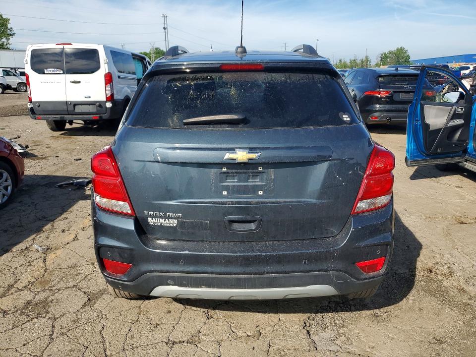 2021 Chevrolet Trax VIN KL7CJPSB1MB344123 COPART salvage auction — FRONT END, Oh - Cert Of Title-Salvage, sold $300 on 2026-07-28 (photo 6)