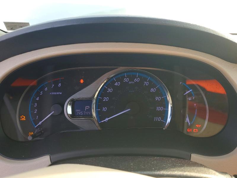 2014 Toyota Sienna VIN 5TDYK3DC6ES457001 COPART salvage auction — FRONT END, Va - Certificate Of Title, sold $4,300 on 2026-07-08 (photo 9)