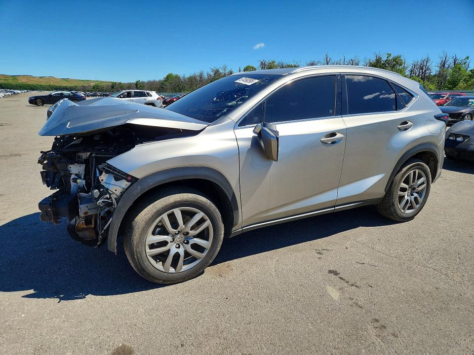 2015 Lexus Nx VIN JTJBARBZ8F2042092 COPART salvage auction — FRONT END, NY - MV-907A SALVAGE CERTIFICATE, sold $2,450 on 2026-07-15 (photo 1)