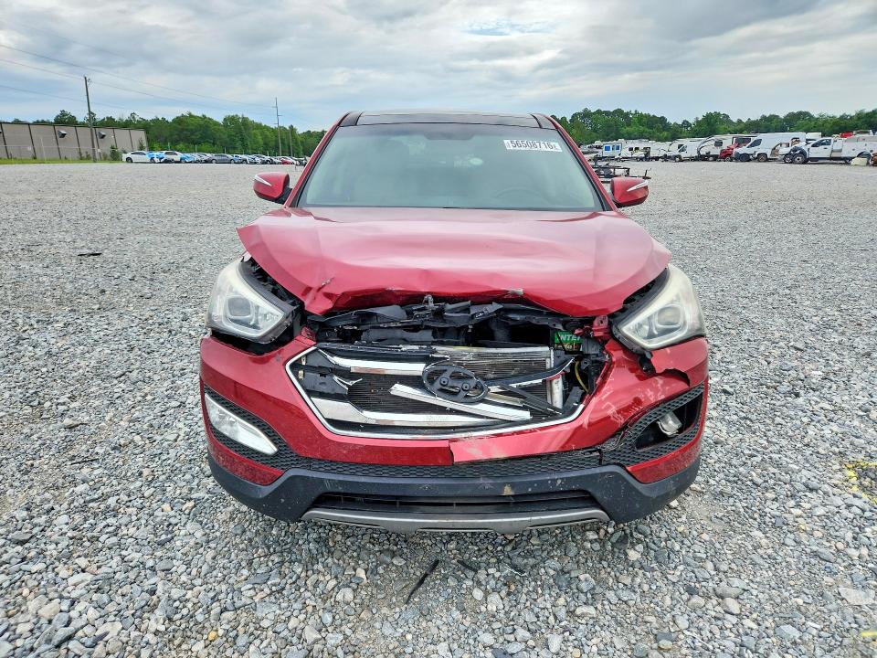 2013 Hyundai Santa fe VIN 5XYZU3LB8DG062952 COPART salvage auction — FRONT END, Ga - Cert Of Title-Salvage, sold $2,100 on 2026-07-28 (photo 5)