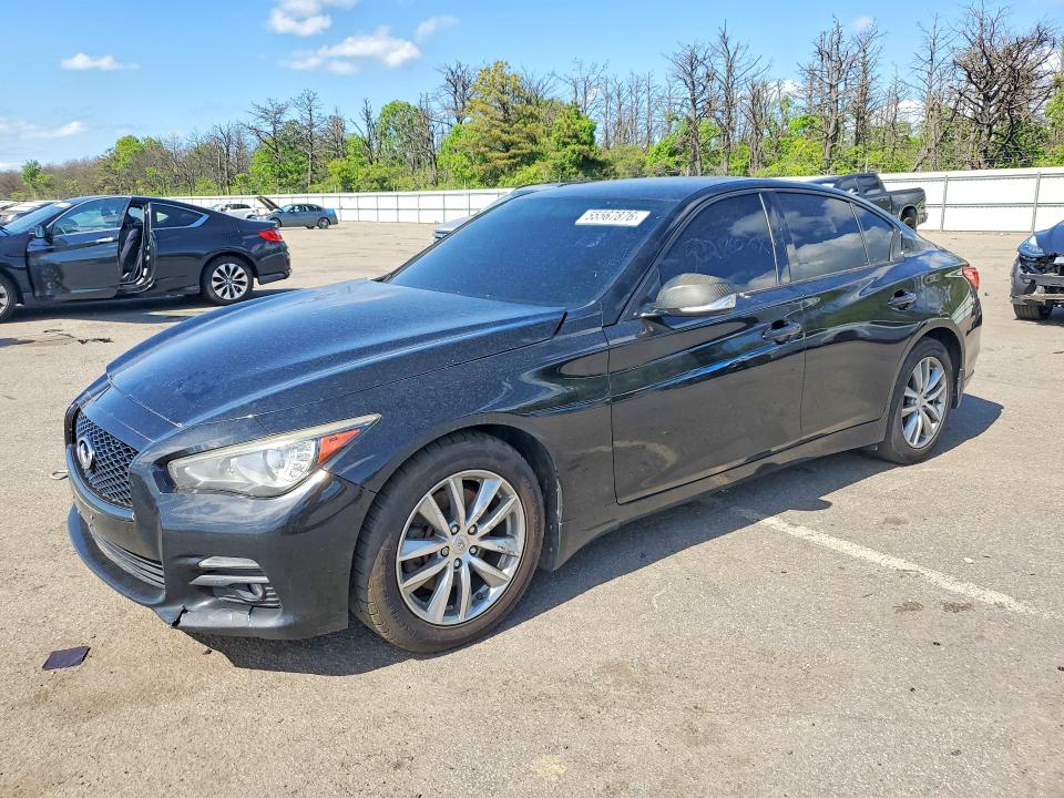 2016 Infiniti Q50 VIN JN1EV7AR4GM346913 COPART salvage auction — NORMAL WEAR, Ct - Certificate Of Title (P), sold $1,500 on 2026-07-29 (photo 1)