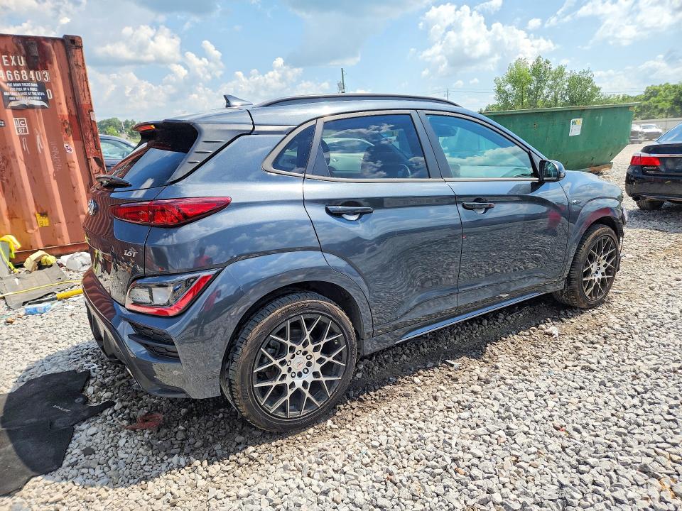 2022 Hyundai Kona VIN KM8K33A37NU801028 COPART salvage auction — FRONT END, Al - Cert Of Title-Salvage Title, sold $3,700 on 2026-07-14 (photo 3)