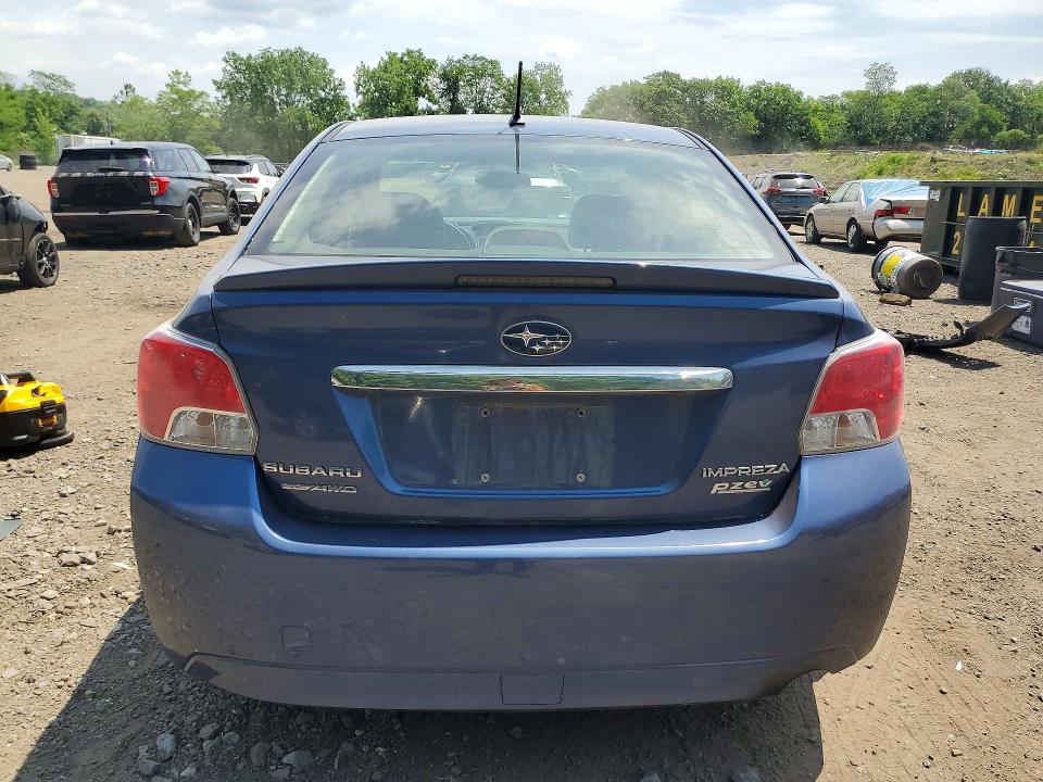 2012 Subaru Impreza VIN JF1GJAH63CH015744 COPART salvage auction — FRONT END, Ny - Mv-907A Salvage Certificate, sold $325 on 2026-07-14 (photo 6)