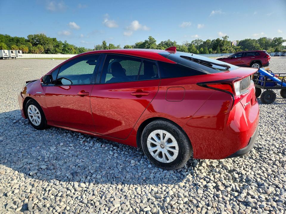 2019 Toyota Prius VIN JTDKARFU0K3089879 COPART salvage auction — FRONT END, Fl - Cert Of Title Slvg Rebuildable, sold $3,650 on 2026-07-13 (photo 2)