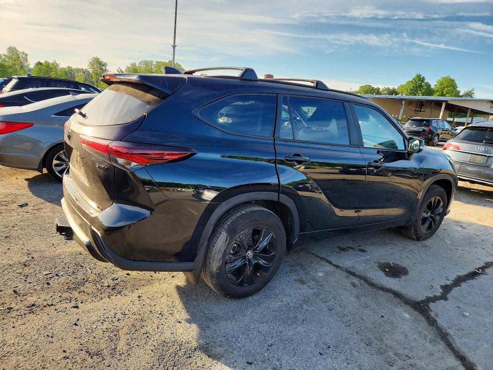 2025 Toyota Highlander VIN 5TDKBRCH1SS649461 COPART salvage auction — FRONT END, Ny - Mv-907A Salvage Certificate, sold $18,000 on 2026-07-14 (photo 3)