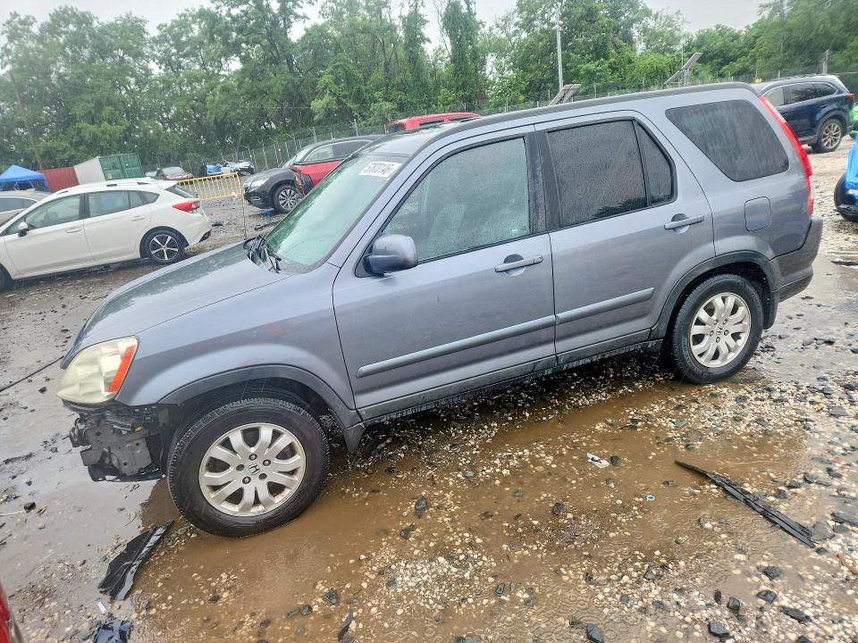 2006 Honda Cr-v VIN SHSRD78946U424811 COPART salvage auction — FRONT END, MD - CERT OF SALVAGE > 75% DAMAGE, sold $1,500 on 2026-07-30 (photo 1)