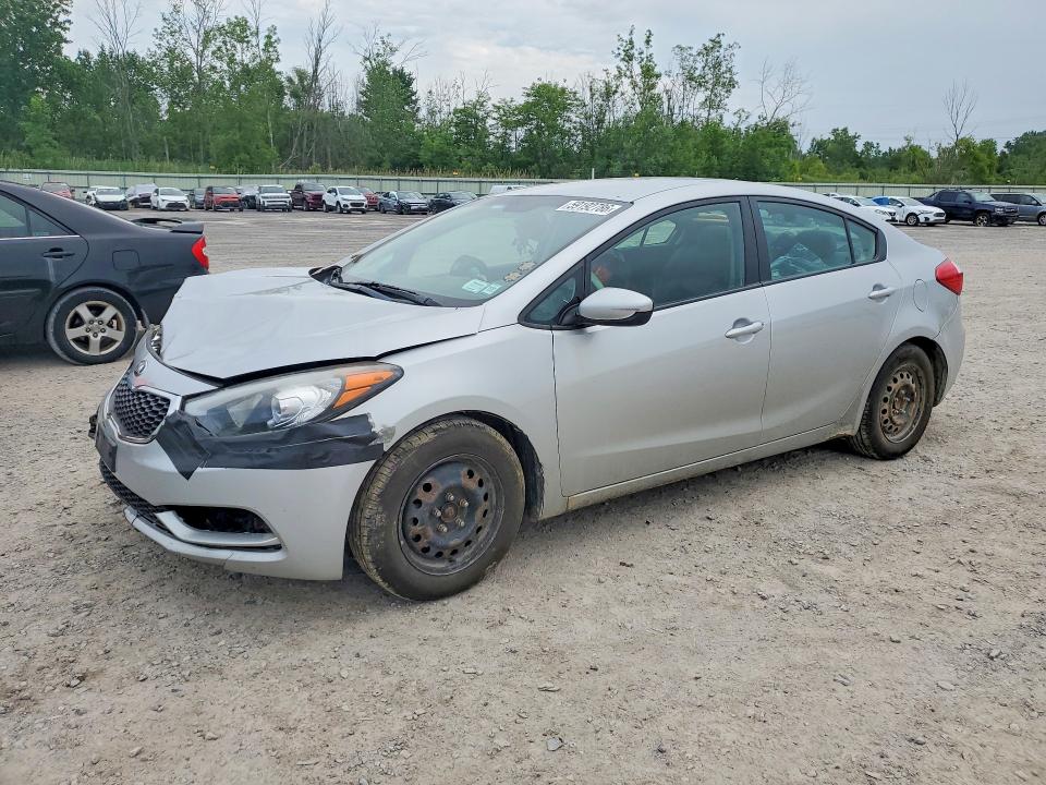 2016 Kia Forte VIN KNAFK4A60G5446657 COPART salvage auction — FRONT END, Ny - Mv-907A Salvage Certificate, sold $225 on 2026-07-13 (photo 1)