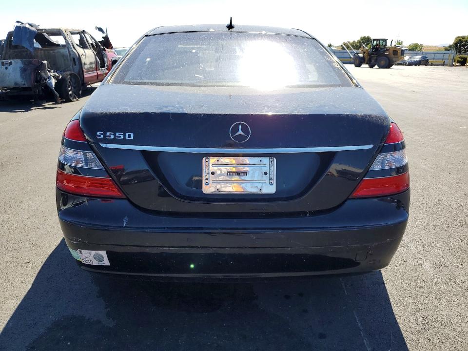 2007 Mercedes-benz S-klasse VIN WDDNG71X07A118484 COPART salvage auction — FRONT END, Ca - Salvage Certificate, sold $775 on 2026-07-08 (photo 6)