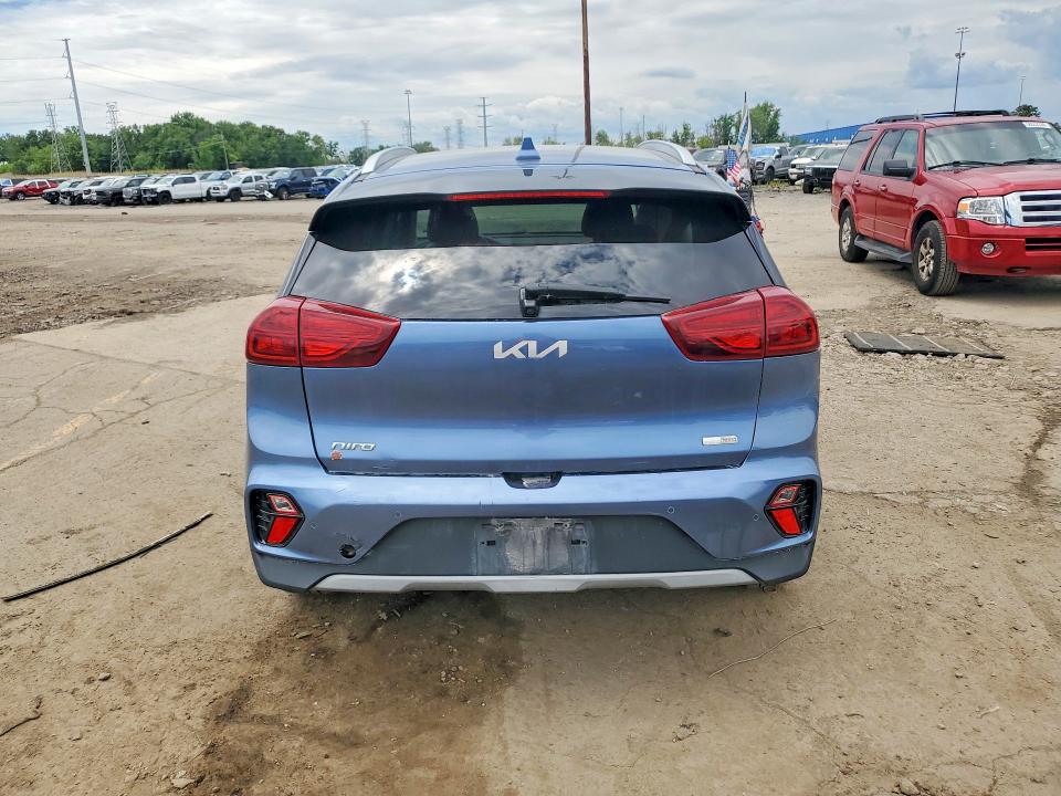 2022 Kia Niro VIN KNDCE3LC6N5522115 COPART salvage auction — REAR END, Mi - Scrap Certificate Of Title, sold $7,800 on 2026-07-31 (photo 6)