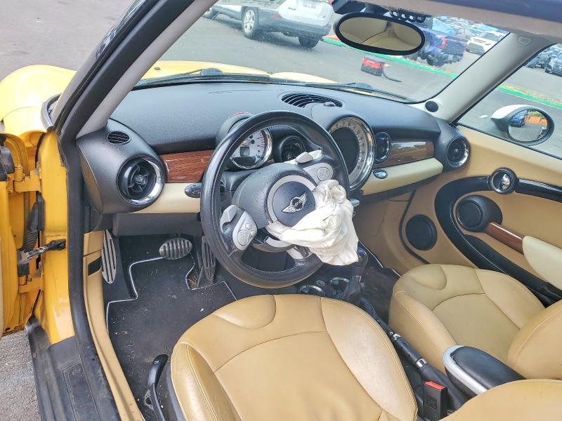 2008 Mini Cooper VIN WMWMF73538TV36299 COPART salvage auction — FRONT END, OR - SALVAGE TITLE CERTIFICATE, sold $725 on 2026-08-19 (photo 8)
