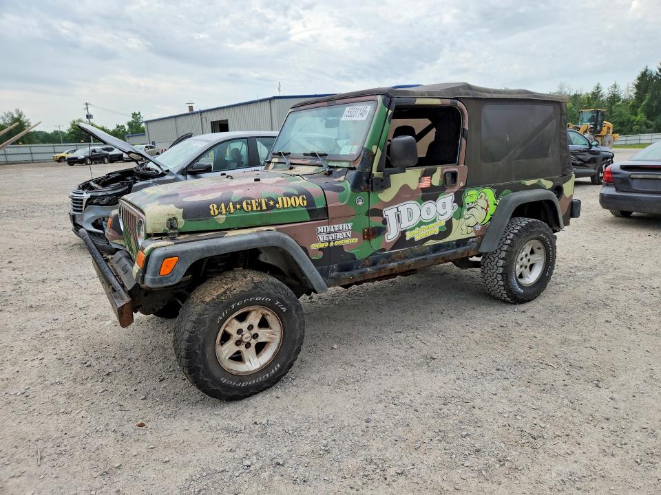 2006 Jeep Wrangler / VIN 1J4FA44S66P735134 COPART salvage auction — NORMAL WEAR, NY - CERTIFICATE OF TITLE, sold $550 on 2026-07-27 (photo 1)