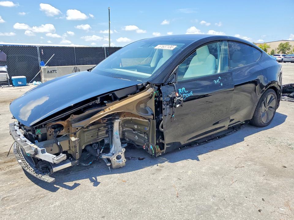 2026 Tesla Model y VIN 7SAYGDED9TF381583 COPART salvage auction — FRONT END, Fl - Certificate Of Destruction, sold $1,100 on 2026-07-30 (photo 1)