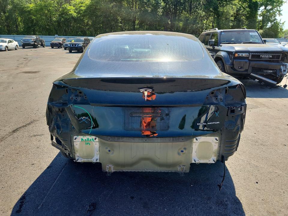 2019 Tesla VIN 5YJ3E1EB6KF191894 COPART salvage auction — REAR END, Nj - Cert Of Title-Salvage, sold $3,900 on 2026-07-07 (photo 6)