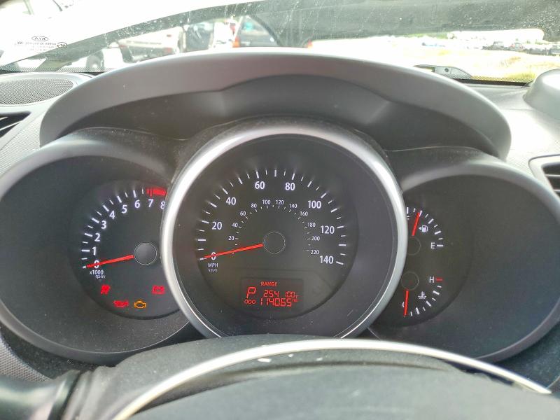 2012 Kia Soul VIN KNDJT2A6XC7365341 COPART salvage auction — FRONT END, Fl - Certificate Of Destruction, sold $15 on 2026-07-24 (photo 9)