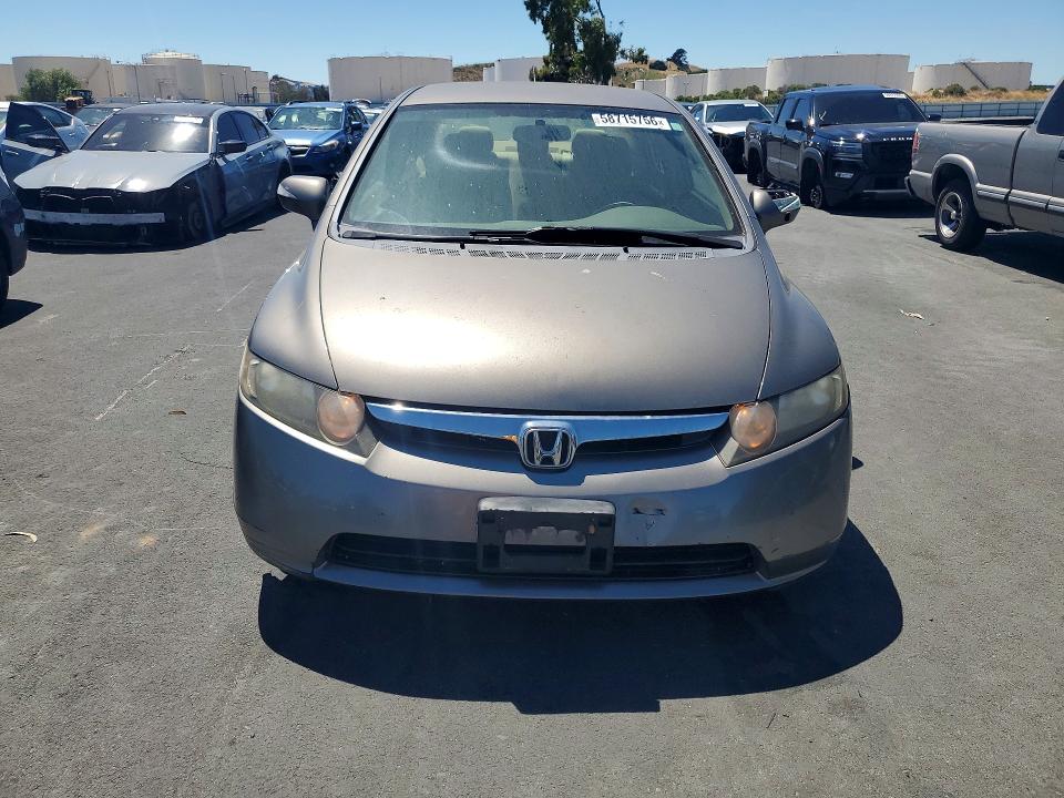 2007 Honda Civic VIN JHMFA36207S003608 COPART salvage auction — UNDERCARRIAGE, Ca - Salvage Certificate, sold $1,050 on 2026-07-27 (photo 5)