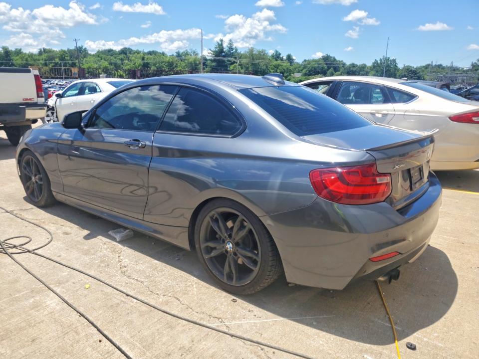 2015 BMW 2er VIN WBA1F7C59FVX95772 COPART salvage auction — FRONT END, Ky - Cert Of Title-Salvage, sold $3,400 on 2026-08-19 (photo 2)