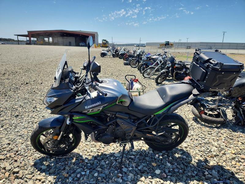 2019 Kawasaki Kle650 VIN JKALEEF12KDA31285 COPART salvage auction — SIDE, CA - SALVAGE CERTIFICATE, sold $1,600 on 2026-07-02 (photo 3)