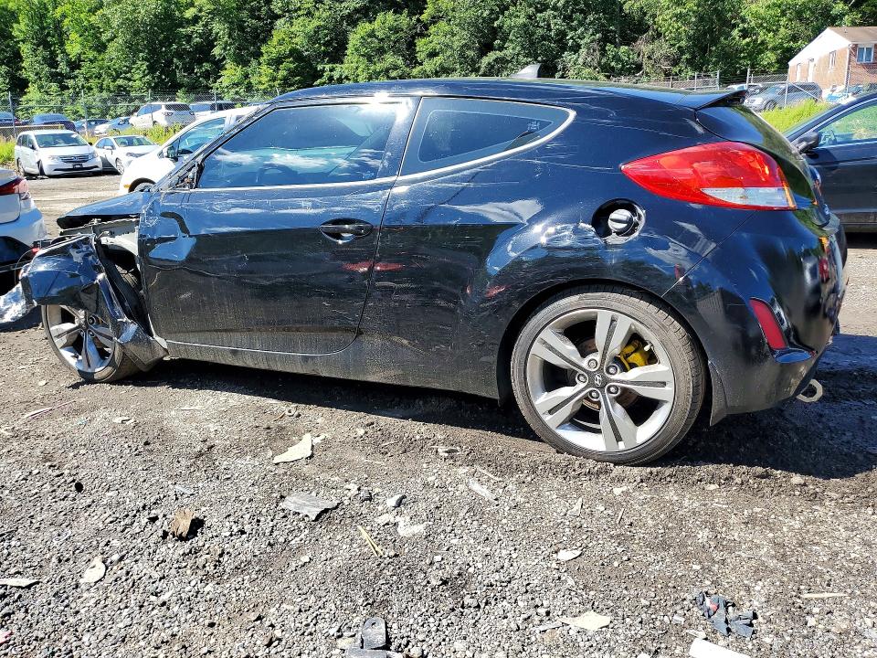 2012 Hyundai Veloster VIN KMHTC6AD8CU071531 COPART salvage auction — FRONT END, Md - Cert Of Salvage > 75% Damage, sold $400 on 2026-07-02 (photo 2)