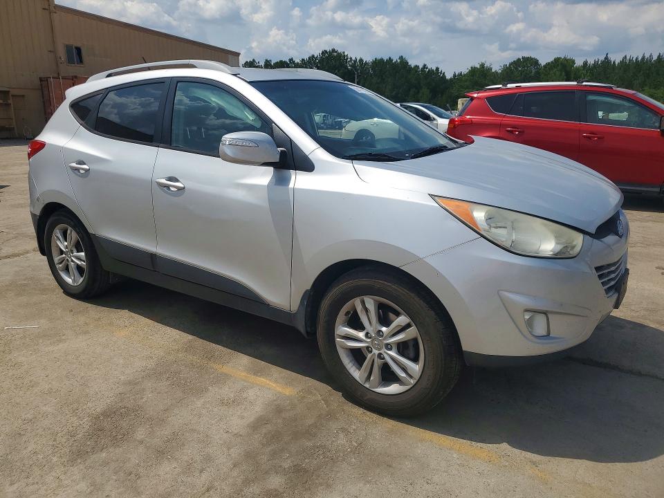 2013 Hyundai Tucson VIN KM8JUCAC9DU752650 COPART salvage auction — SIDE, Sc - Cert Of Title-Salvage, sold $1,250 on 2026-07-31 (photo 4)