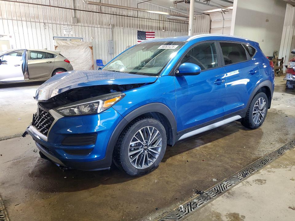 2019 Hyundai Tucson VIN KM8J3CAL4KU993435 COPART salvage auction — FRONT END, Pa - Certificate Of Salvage, sold $3,450 on 2026-07-16 (photo 1)