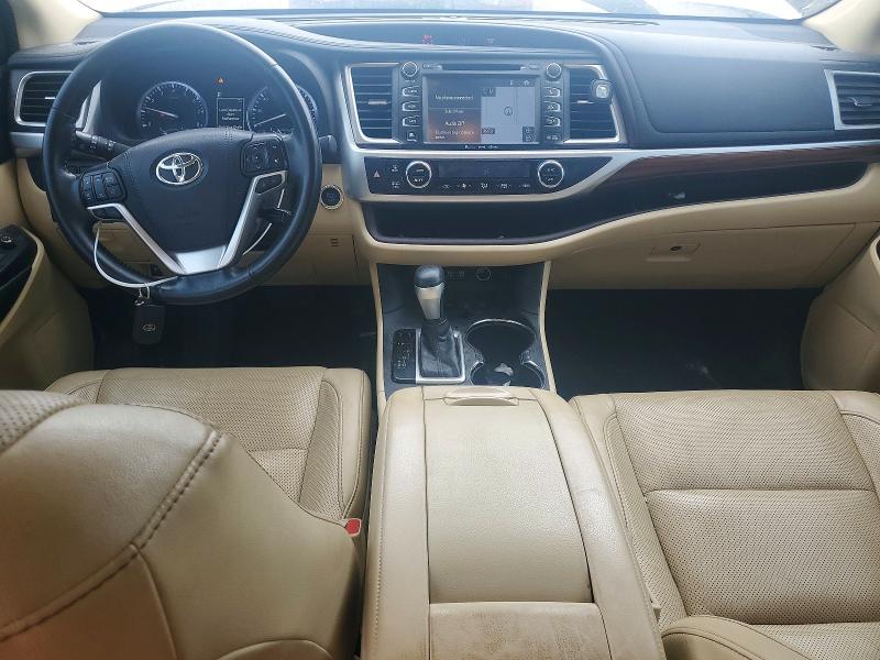 2017 Toyota Highlander VIN 5TDDZRFH6HS465545 COPART salvage auction — FRONT END, Ks - Cert Of Title-Salvage, sold $550 on 2026-07-30 (photo 8)