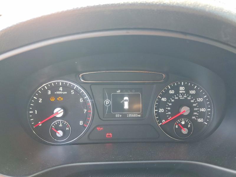 2016 Kia Sorento VIN 5XYPG4A54GG160379 COPART salvage auction — MECHANICAL, Ca - Dis/Dlr/Exp Only Clean Title, sold $1,300 on 2026-07-08 (photo 9)