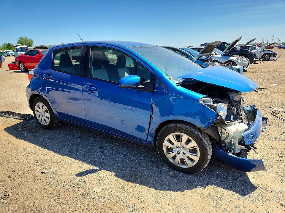 2014 Toyota VIN JTDKTUD3XED591997 COPART salvage auction — FRONT END, Il - Salvage Certificate, sold $1,200 on 2026-07-16 (photo 4)