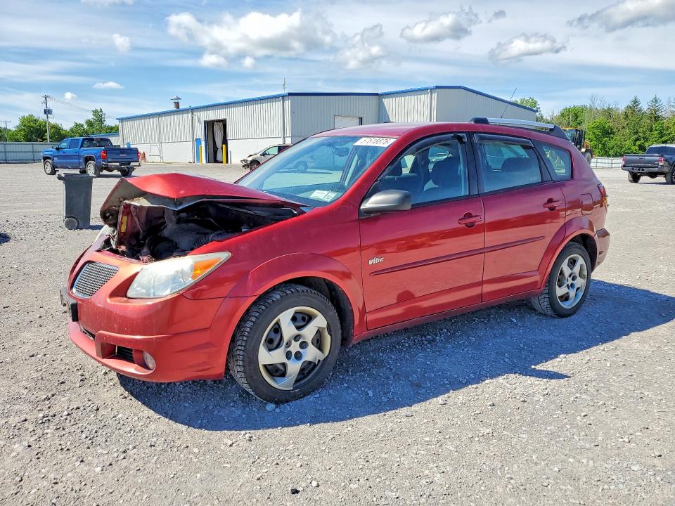 2005 Pontiac Vibe VIN 5Y2SL63845Z460334 COPART salvage auction — FRONT END, NY - MV-907A SALVAGE CERTIFICATE, sold $900 on 2026-07-06 (photo 1)