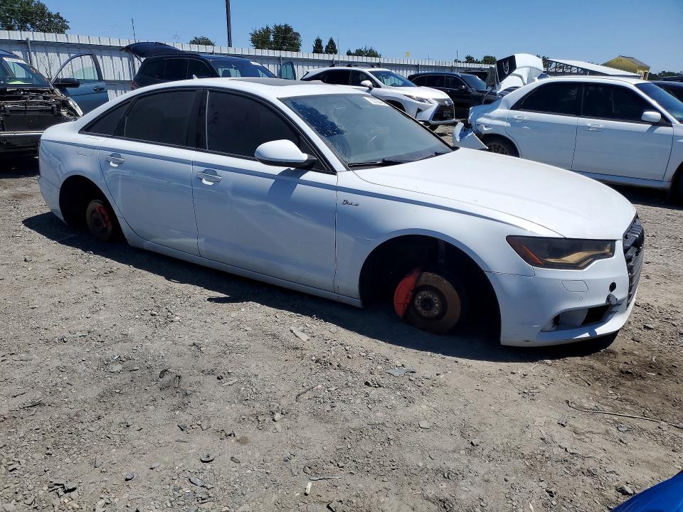 2014 Audi A6 VIN WAUFGAFC5EN147029 COPART salvage auction — VANDALISM, Ca - Salvage Certificate, sold $750 on 2026-07-02 (photo 4)