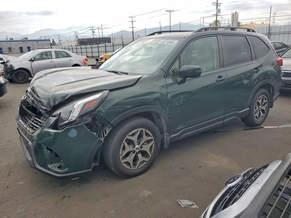 2023 Subaru Forester VIN JF2SKAEC4PH540119 COPART salvage auction — FRONT END, Ca - Salvage Certificate, sold $9,000 on 2026-07-08 (photo 1)