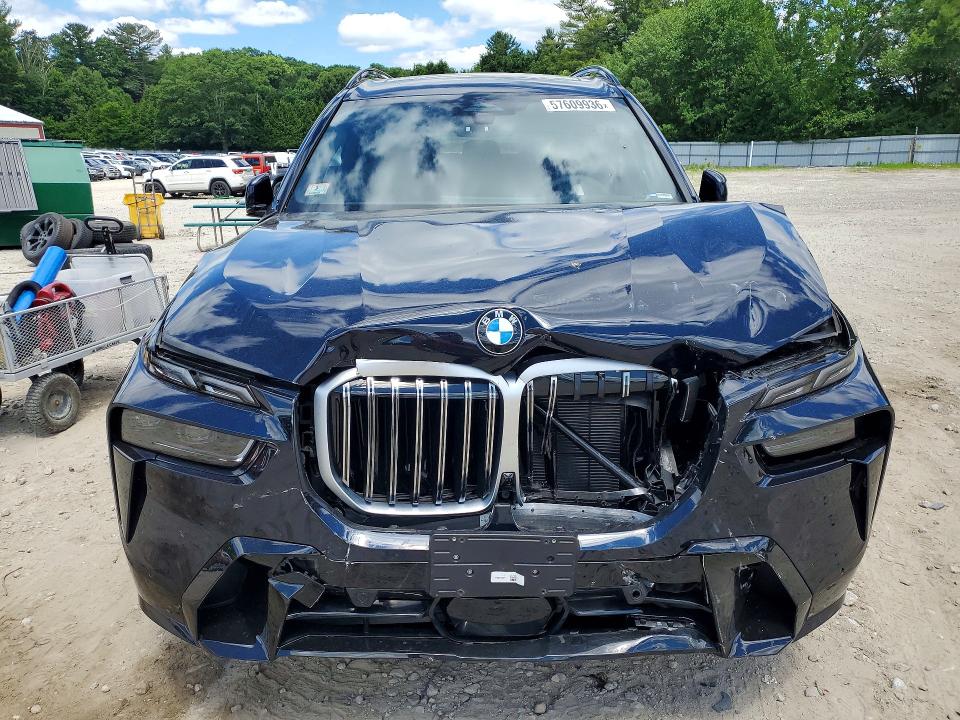 2026 BMW X7 VIN 5UX23EM03T9378030 COPART salvage auction — FRONT END, Ma - Cert Of Title-Salvage, sold $57,500 on 2026-07-30 (photo 5)