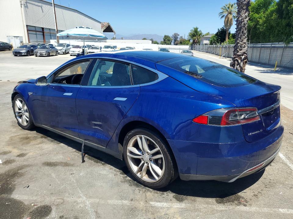 2015 Tesla Model s VIN 5YJSA1E20FF114287 COPART salvage auction — FRONT END, Ca - Certificate Of Title, sold $1,450 on 2026-07-07 (photo 2)