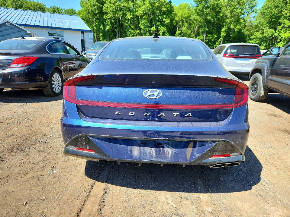 2021 Hyundai Sonata VIN 5NPEL4JA1MH099030 COPART salvage auction — FRONT END, Ma - Cert Of Title-Salvage, sold $3,300 on 2026-07-09 (photo 6)