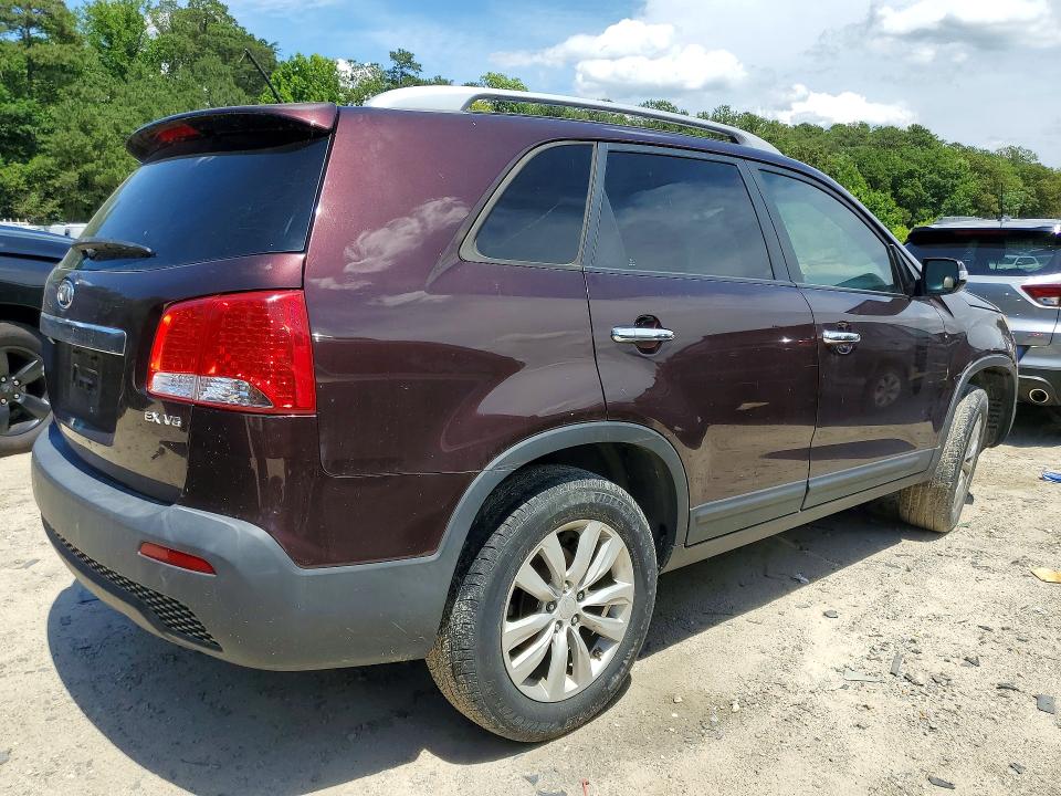 2011 Kia Sorento VIN 5XYKU4A21BG134081 COPART salvage auction — MECHANICAL, De - Certificate Of Title, sold $1,000 on 2026-07-14 (photo 3)