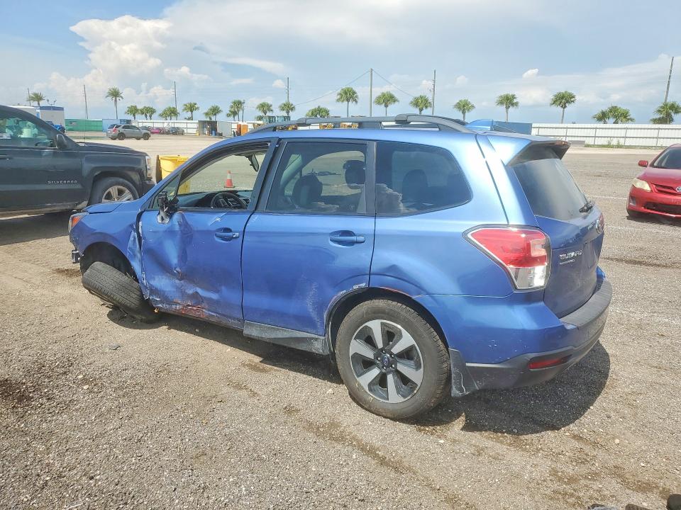 2018 Subaru Forester VIN JF2SJAECXJH548395 COPART salvage auction — FRONT END, Fl - Cert Of Title Slvg Rebuildable, sold $800 on 2026-07-13 (photo 2)